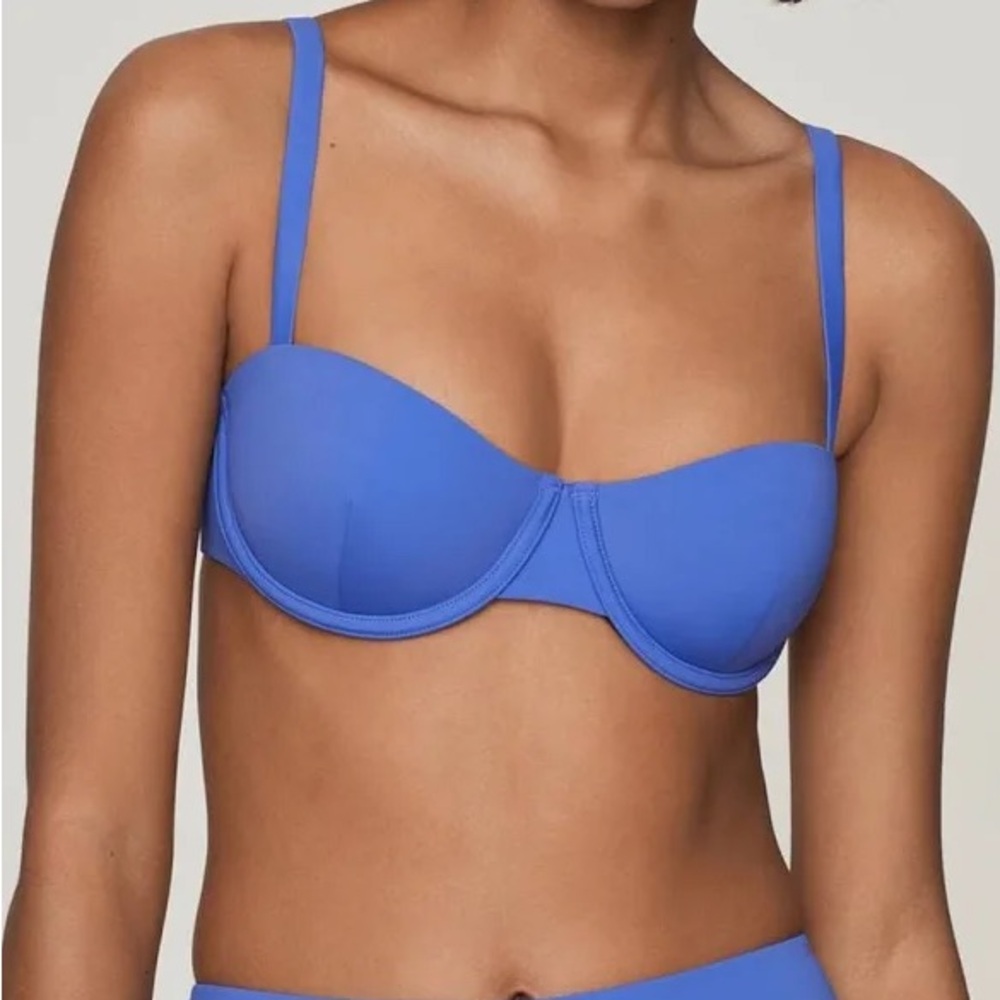 CUUP Blue Bikini Top - Balconette BNWT